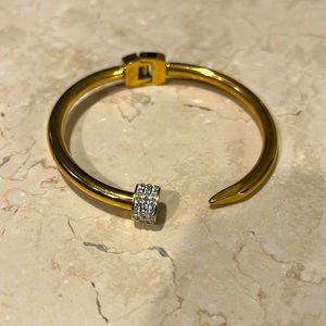 Gold Nail Bangle